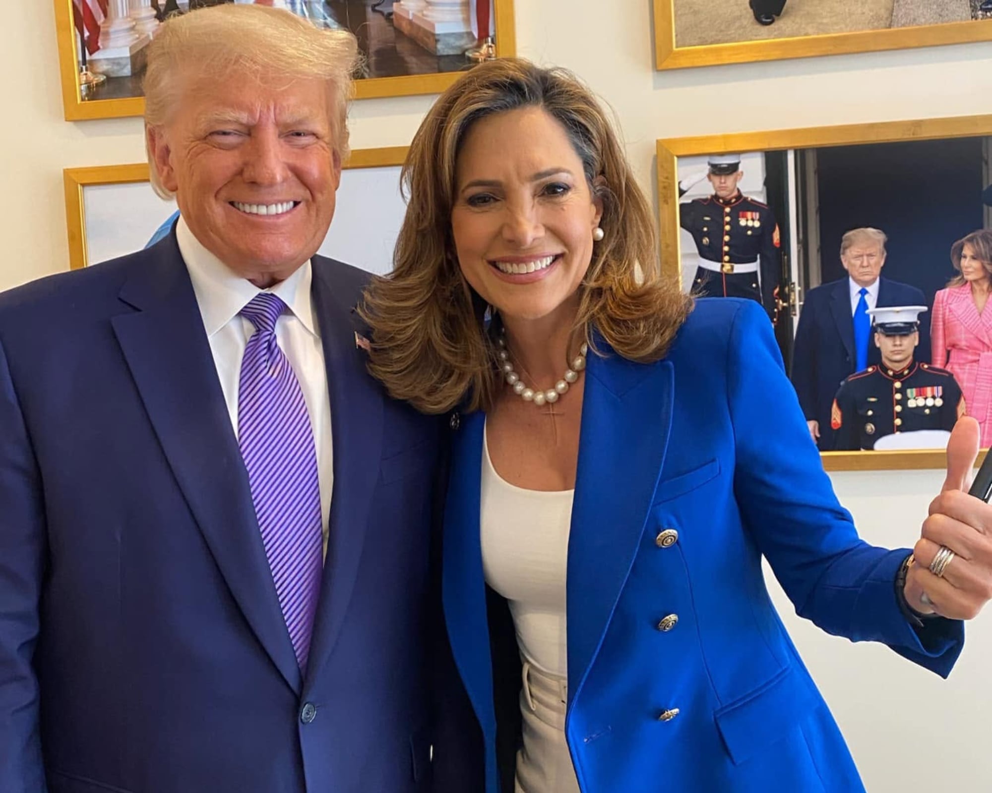 La congresista cubanoestadounidense María Elvira Salazar aseguró que la política migratoria de Donald Trump ha sido excesiva y que los votantes latinos se sienten traicionados.
(Foto:   Cortesía @maelvirasalazar )