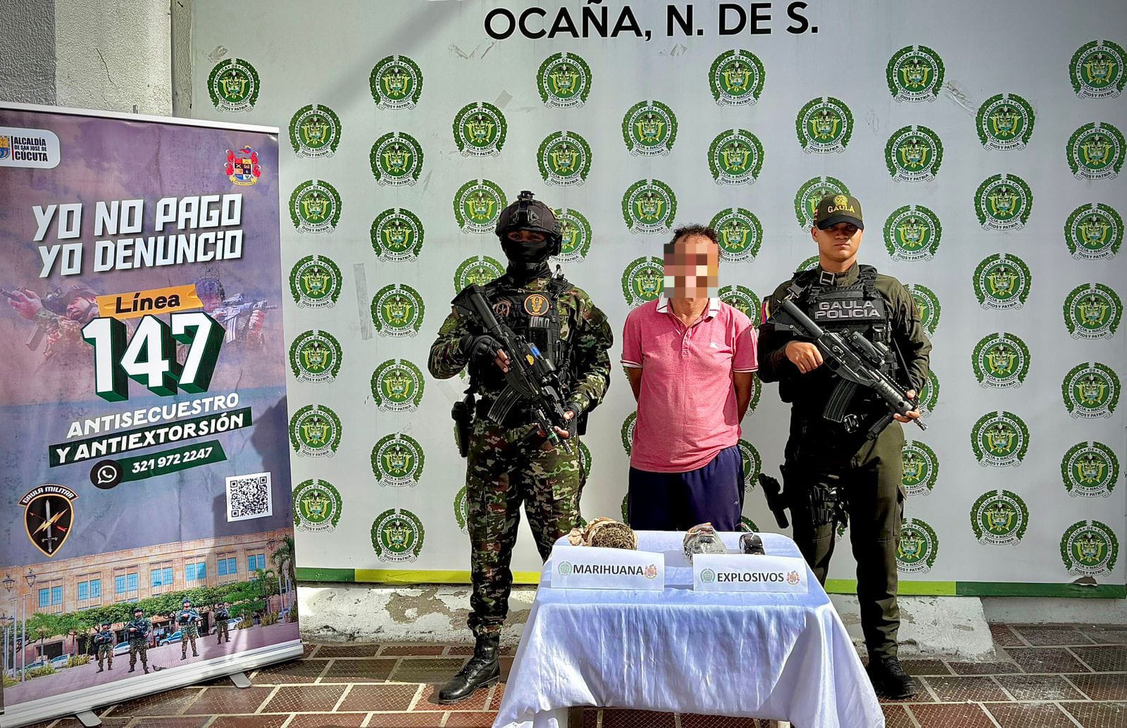 Capturado presunto explosivista del Eln / Foto Cortesía