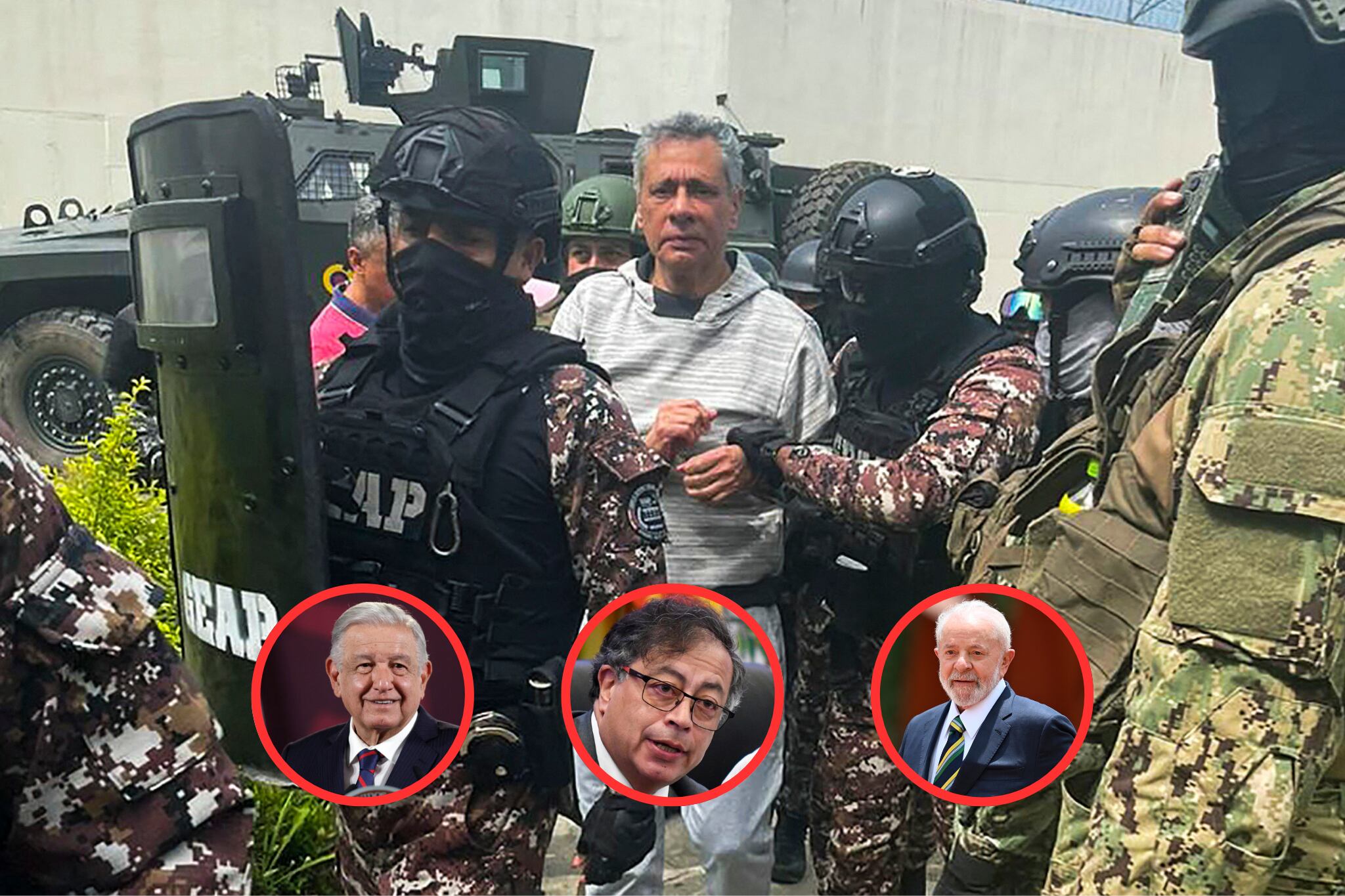 Glas pide ayuda a Petro, Lula y AMLO.