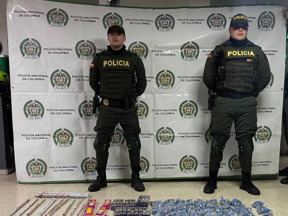 97 Kilos de pólvora incautada y 46 comparendos por venta ilegal de estos elementos