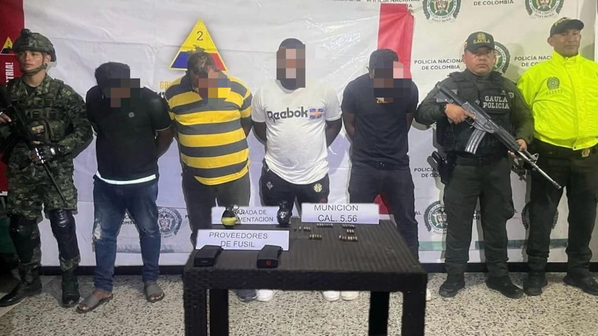 Capturado alias “XL”, cabecilla urbano del Clan del Golfo en La Guajira