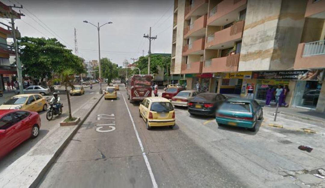 Imagen de referencia de la zona donde ocurrieron los hechos