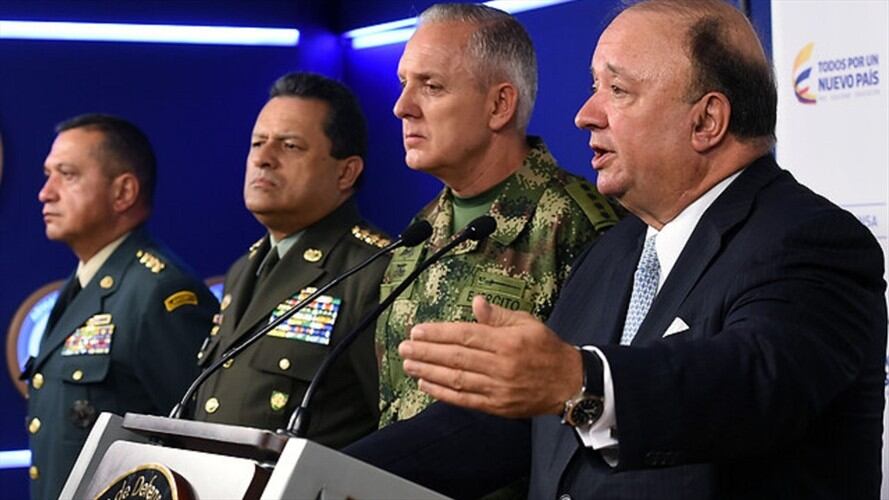 Ministro de defensa. Foto: Colprensa