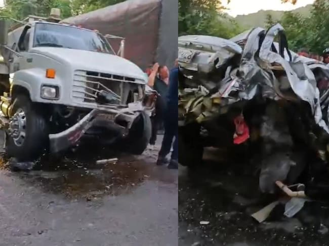 Tres muertos deja fuerte accidente en la Troncal de Oriente, en Zona Bananera. Foto: Captura de video accidente