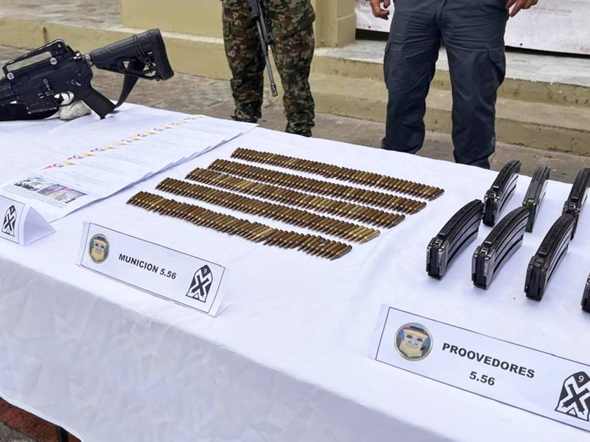 Material de Guerra fue encontrado en el municipio de Aipe
