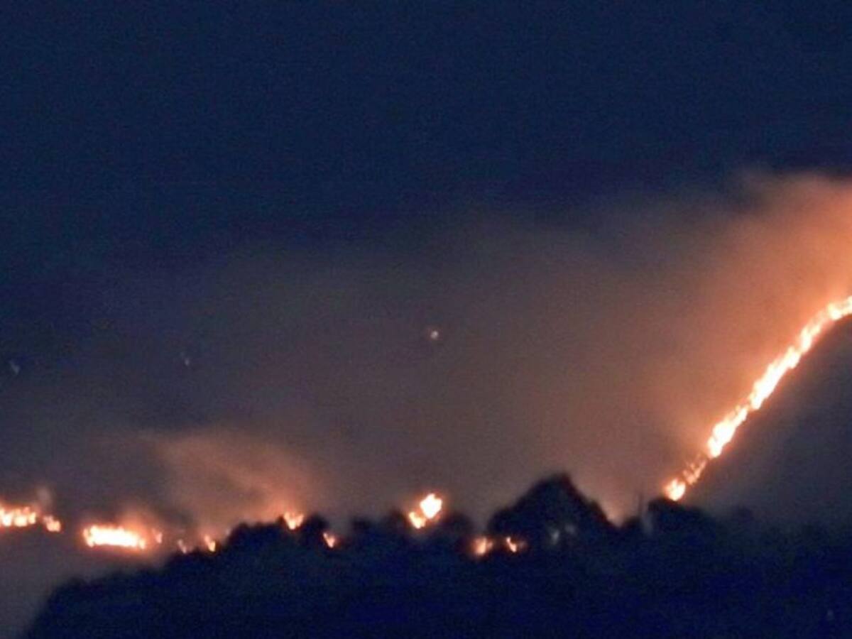 Tres incendios forestales se reportaron en Medellín