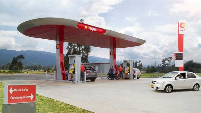 Estación de gasolina de Terpel. Foto: Colprensa