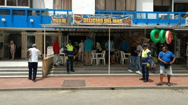 Sellan restaurante en El Rodadero por condiciones de insalubridad. Foto: Secretaría de Gobierno de Santa Marta