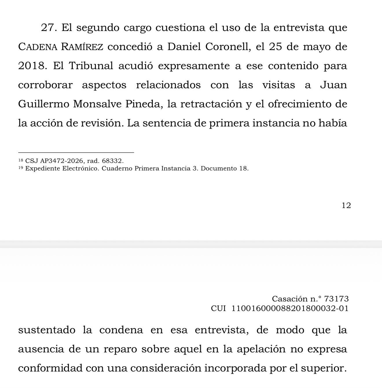 Sentencia 3
