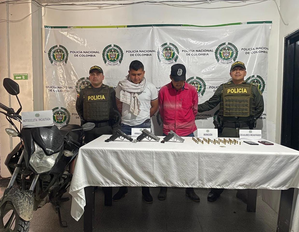 Transportaban armas para cometer actosdelictivos