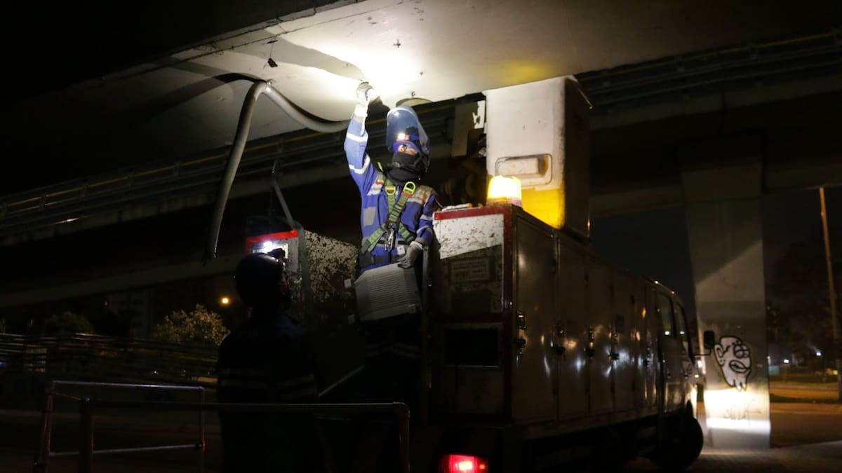 Bogotá ha perdido $17mil millones por el robo y daño al alumbrado público