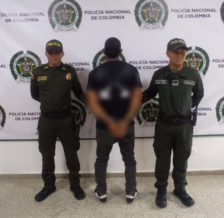 Capturaron a hombre con circular roja de Interpol en Turbo. Foto: Policía Urabá.