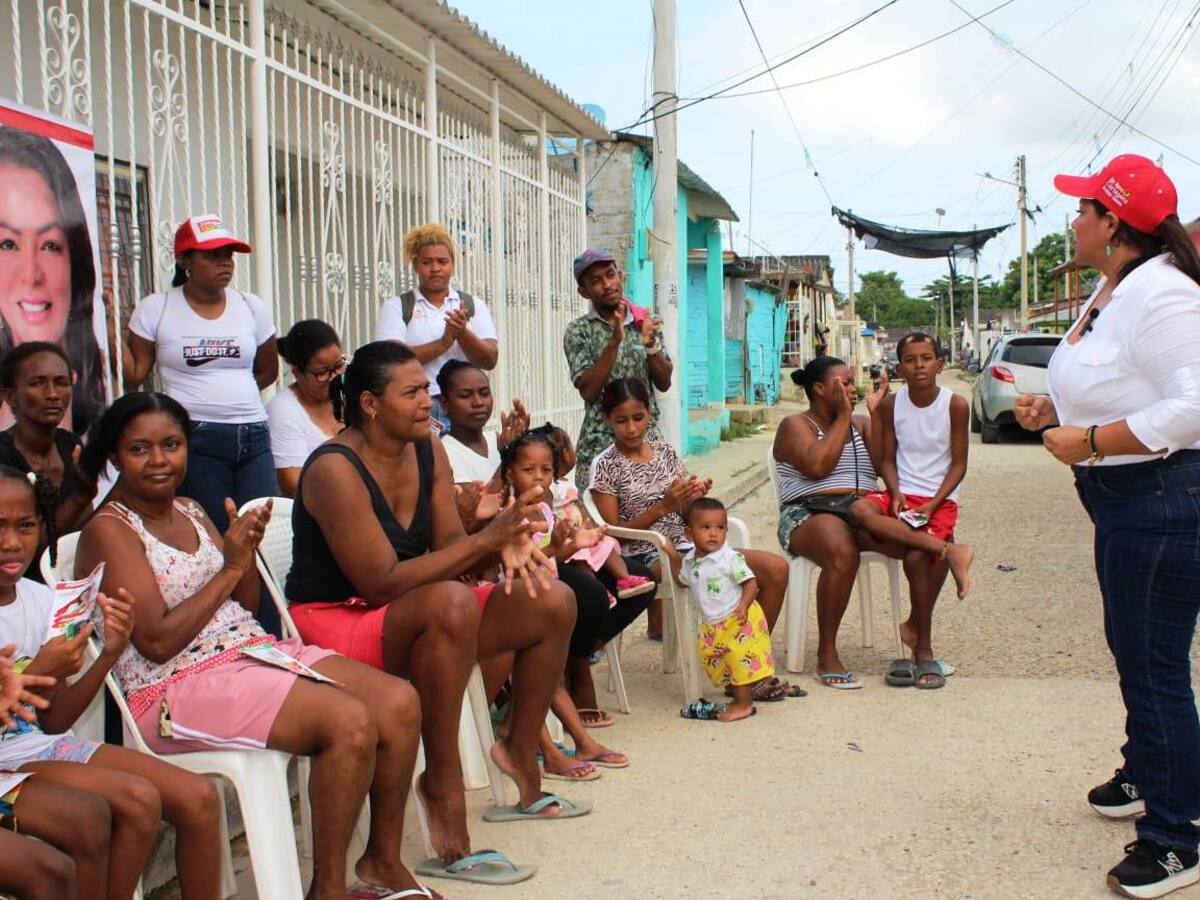 Jacqueline Perea se compromete a construir Una Nueva Cartagena más segura