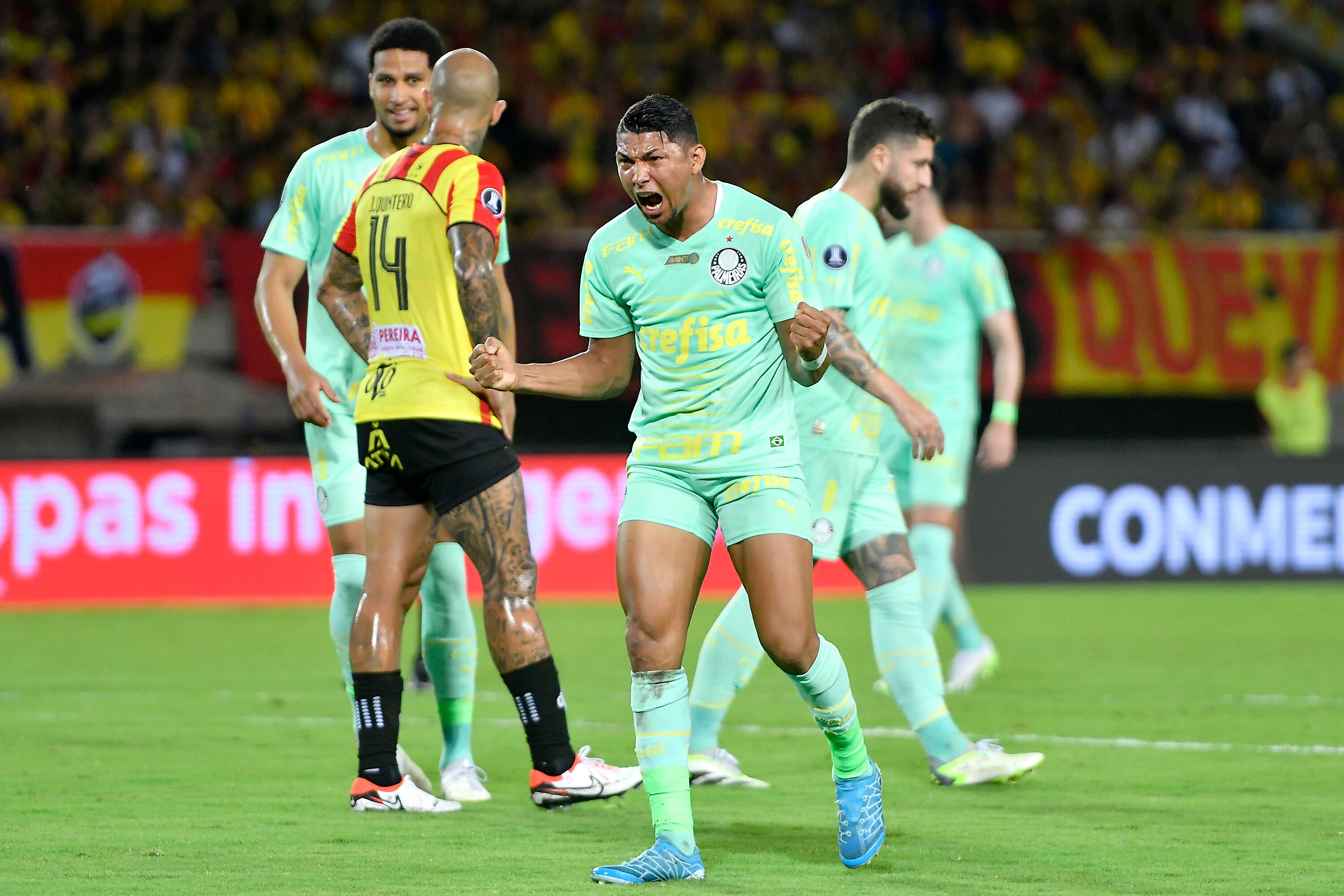 Deportivo Pereira fue goleado por Palmeiras en Copa Libertadores. (Photo by Gabriel Aponte/Getty Images)