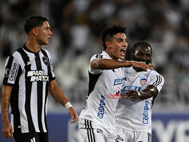 Victoria de Junior en casa del Botafogo en Copa Libertadores. (Photo by MAURO PIMENTEL/AFP via Getty Images)