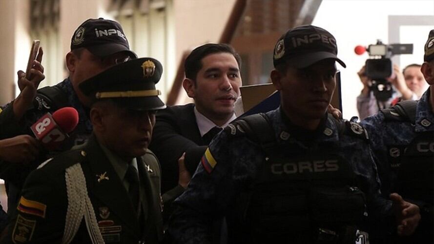 Luis Gustavo Moreno dio última declaración en la Corte por cartel de la toga. Foto: Colprensa