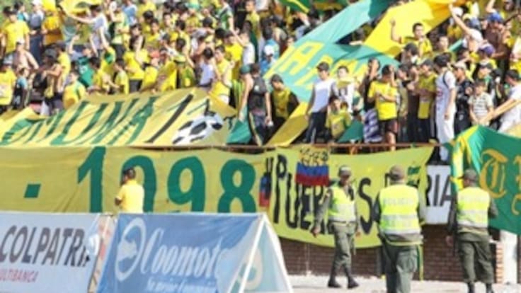 Hinchas revoltosos del Huila no podrán volver al estadio
