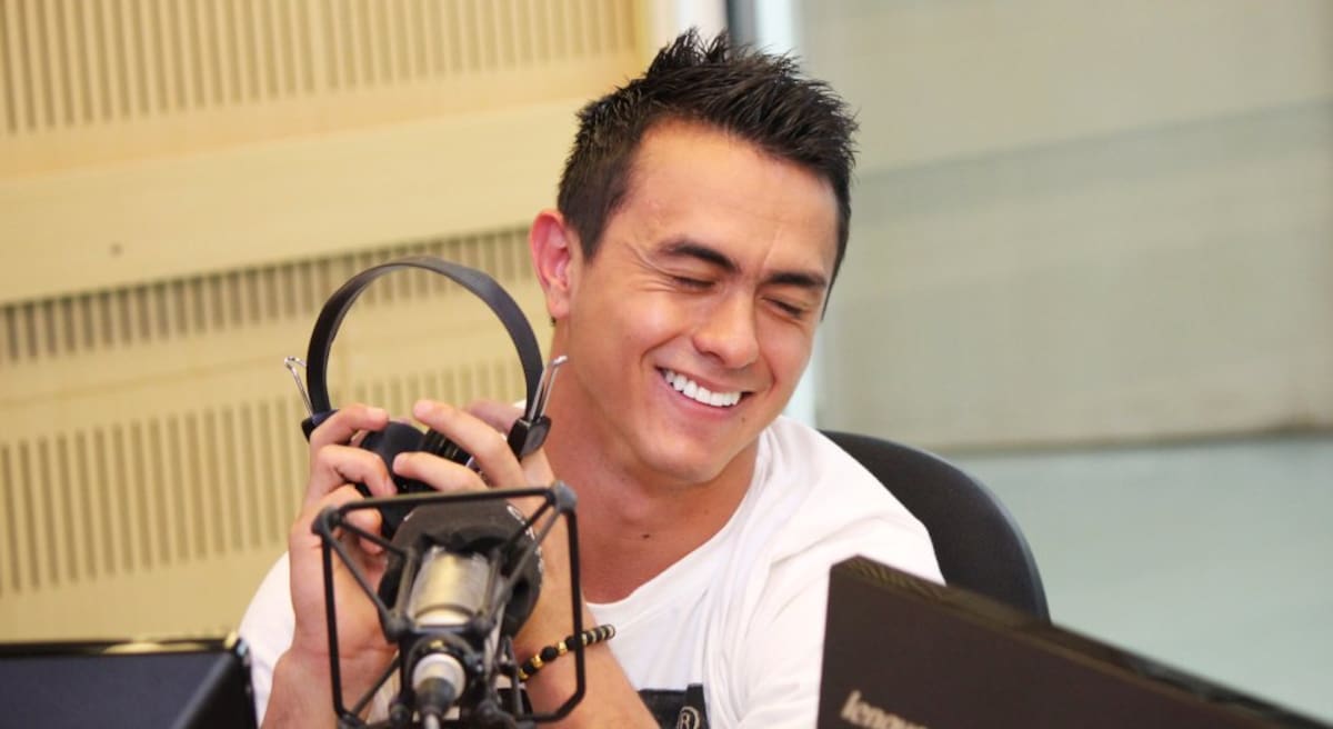 Desde Cúcuta llegó a la mesa de El Alargue el mejor gimnasta de Colombia. 