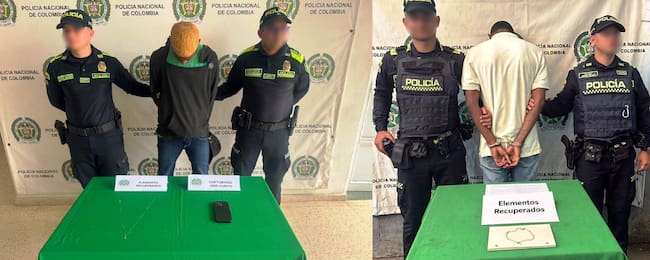 Capturados dos presuntos asaltantes en Cartagena durante una persecución