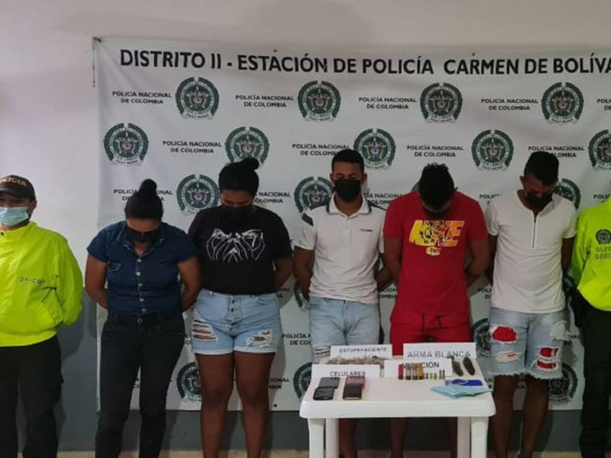 Cayeron ‘Los Rafitas’, presunta banda de expendedores de droga en Bolívar