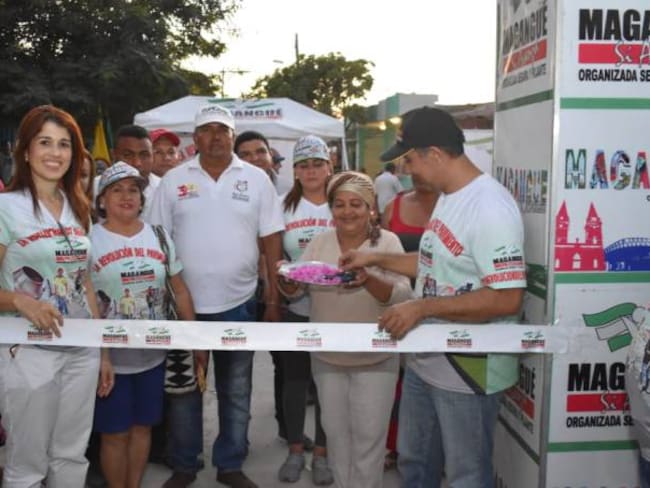 En Magangué Bolívar, se cancela el Programa La Revolución del Pavimento