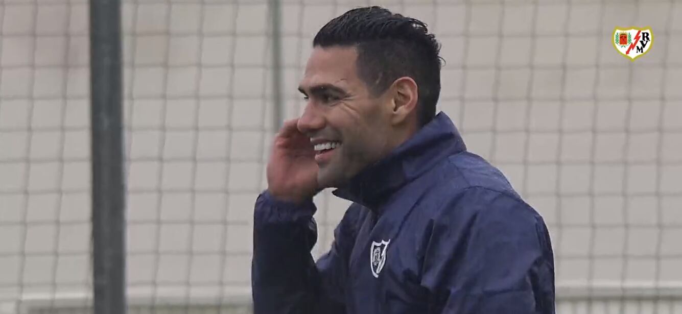 Falcao García, delantero del Rayo Vallecano / @RayoVallecano