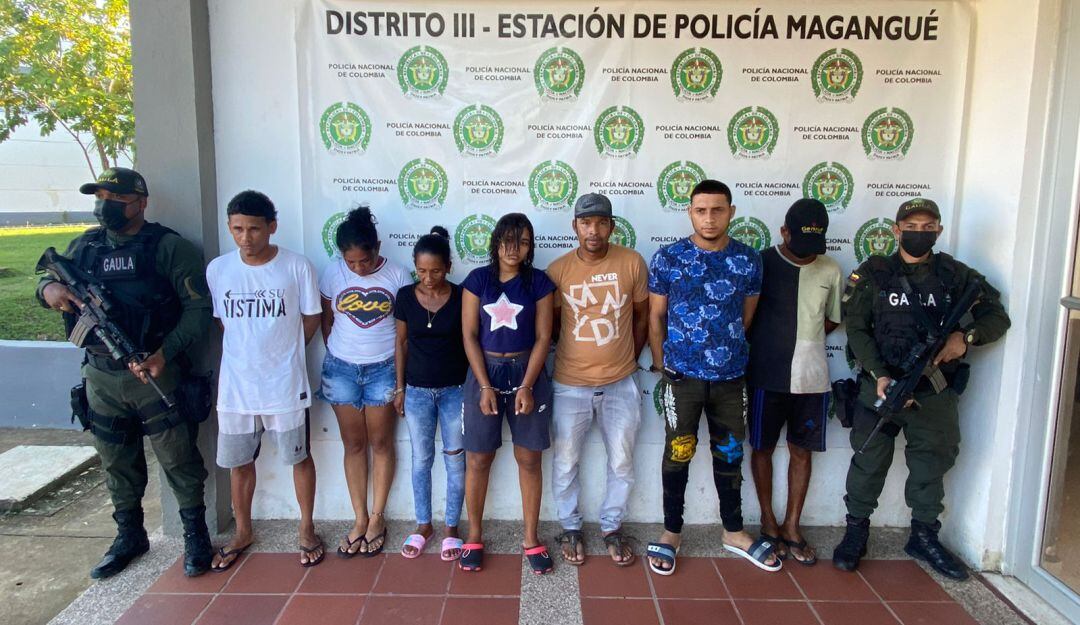 Presuntos extorsionistas