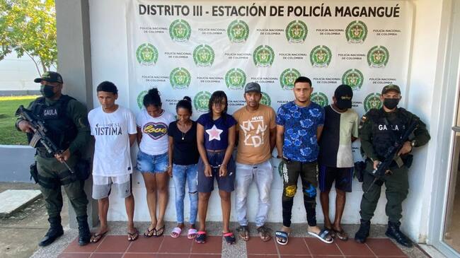 Presuntos extorsionistas