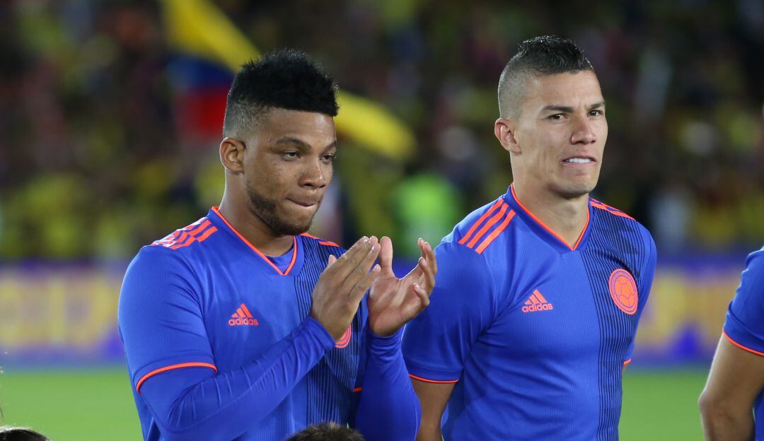 Frank Fabra y Matheus Uribe