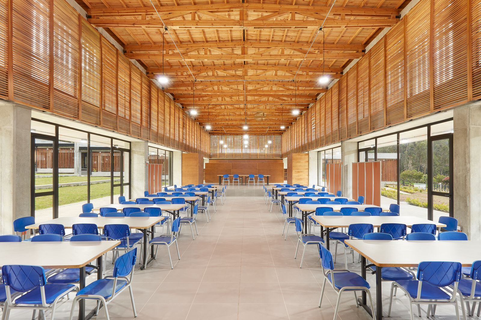 Instalaciones del Colegio La Leona, en el municipio de Cajamarca, departamento del Tolima.