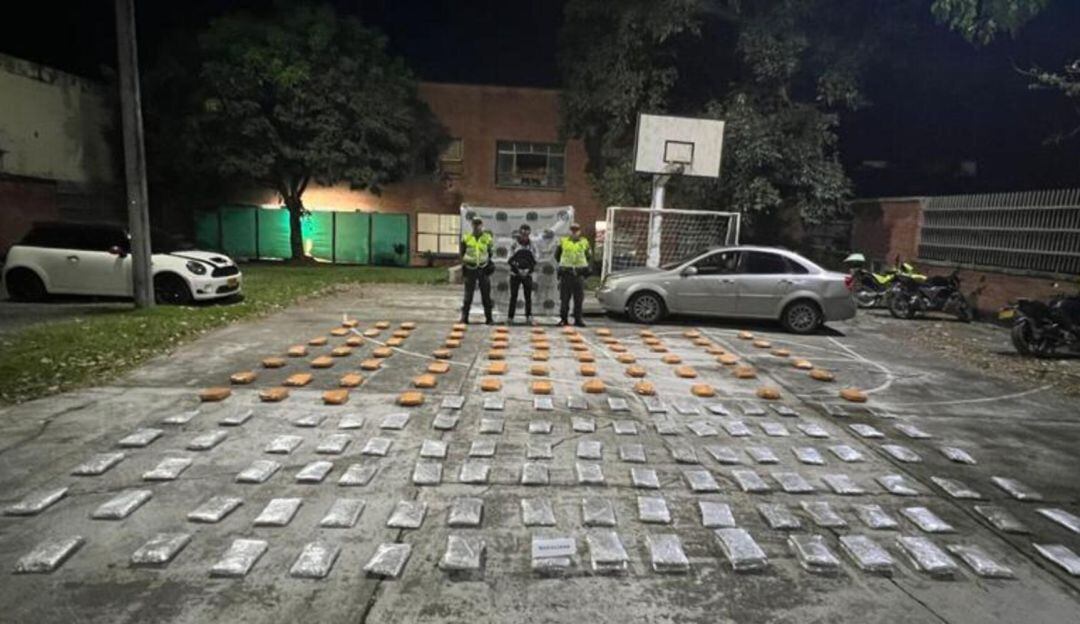 Incautación de marihuana en Risaralda.