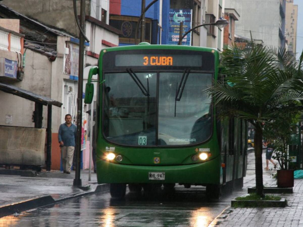 En Pereira no se implementará el pico y cédula en el transporte público