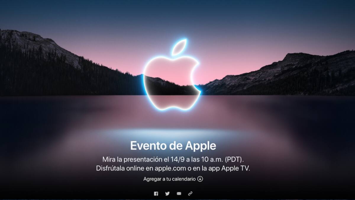 ¡Es oficial! Apple tendrá su Keynote el 14 de septiembre