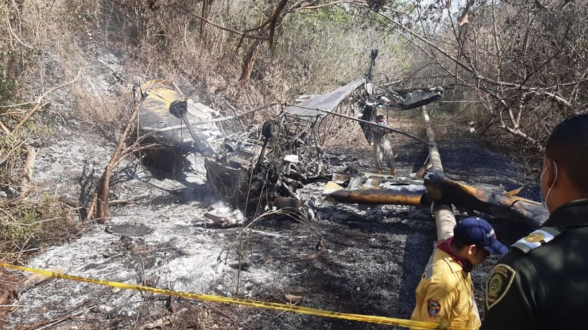 Avioneta de fumigación se precipitó a tierra en Ciénaga, Magdalena