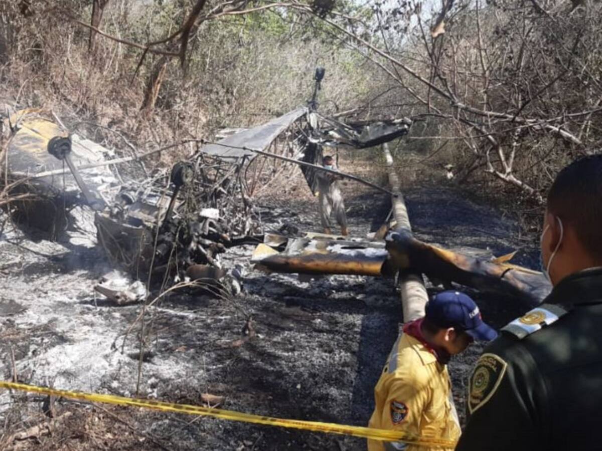 Avioneta de fumigación se precipitó a tierra en Ciénaga, Magdalena