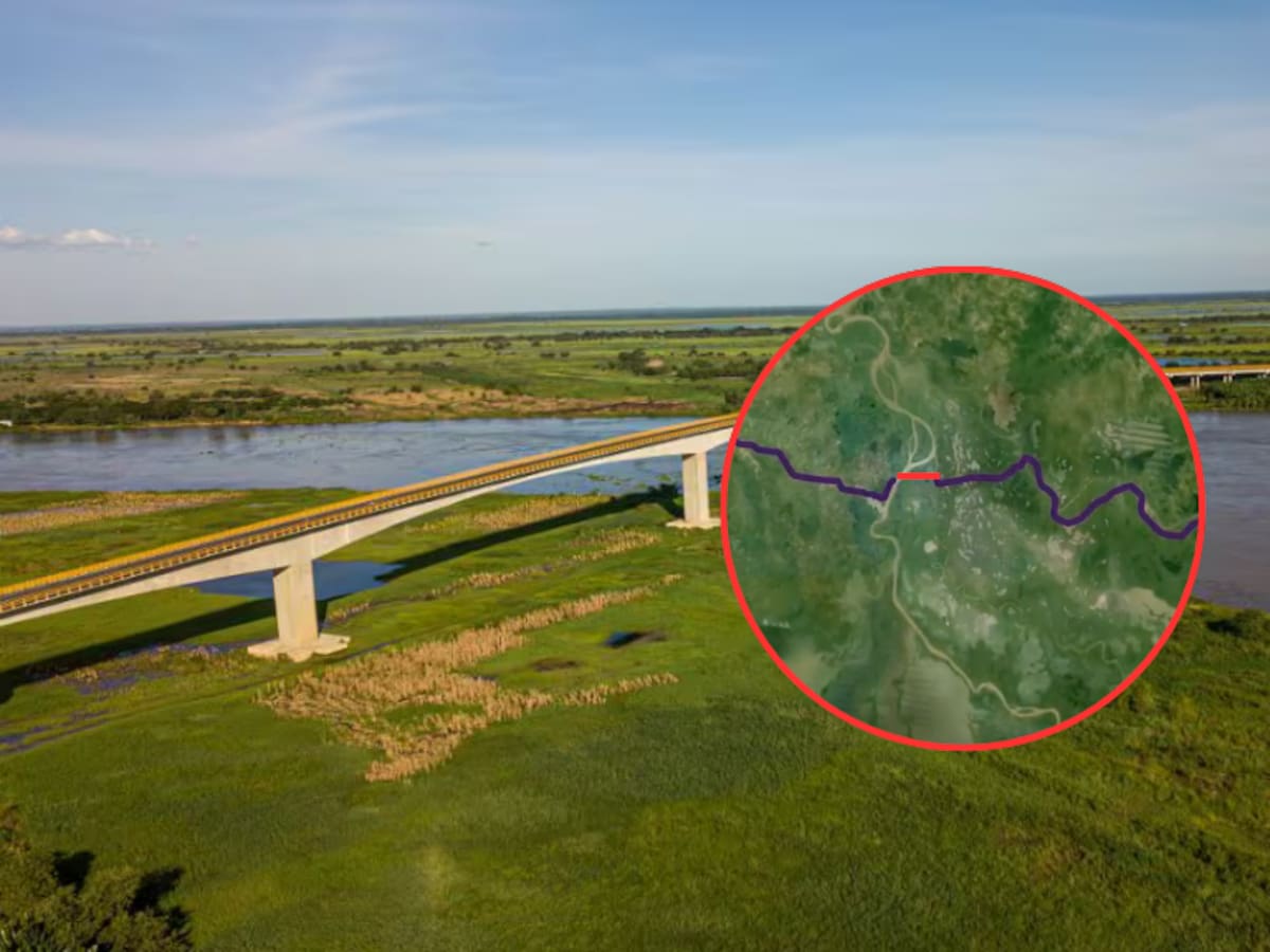 ¿Cuál es y cómo se llama el puente más largo de Colombia? Queda al norte del país