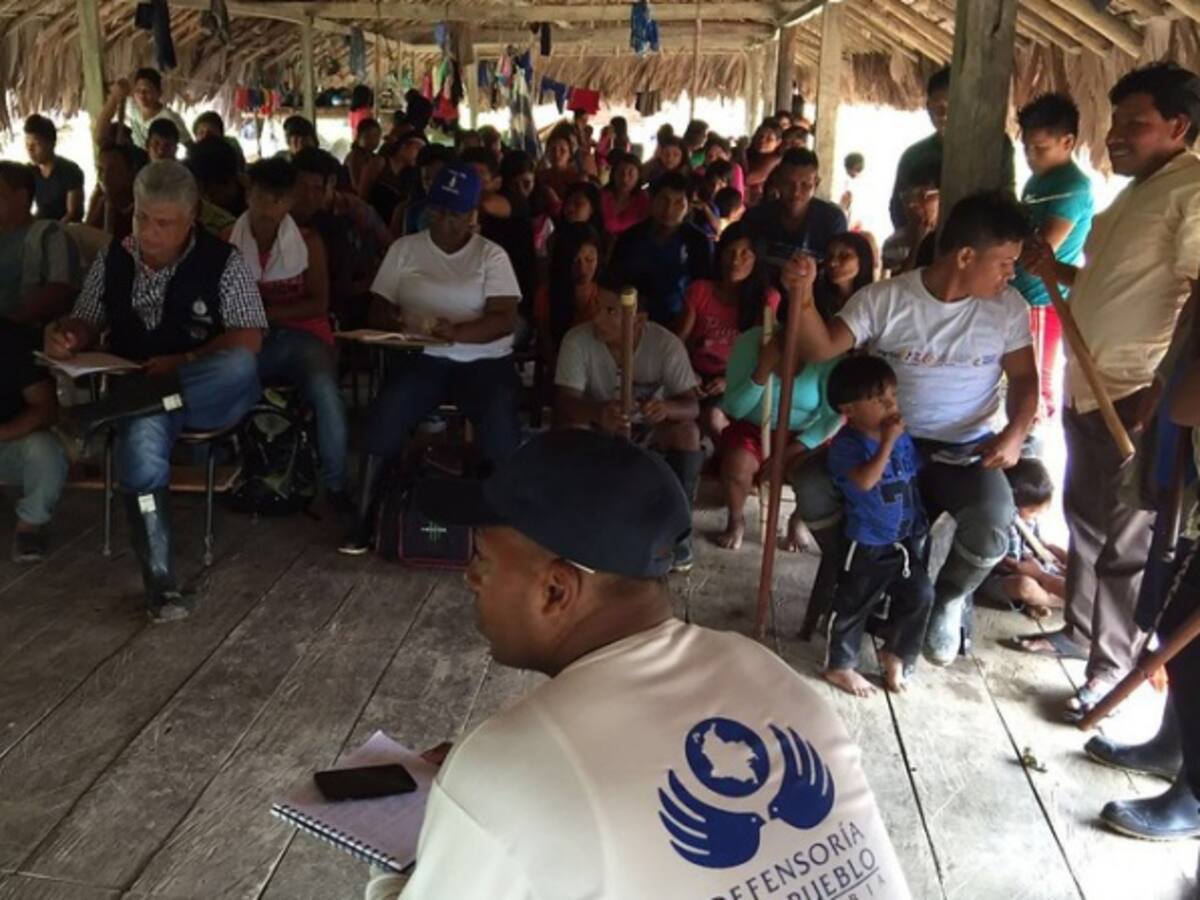 Defensoría denuncia precaria condición de indígenas que retornaron a Buenaventura