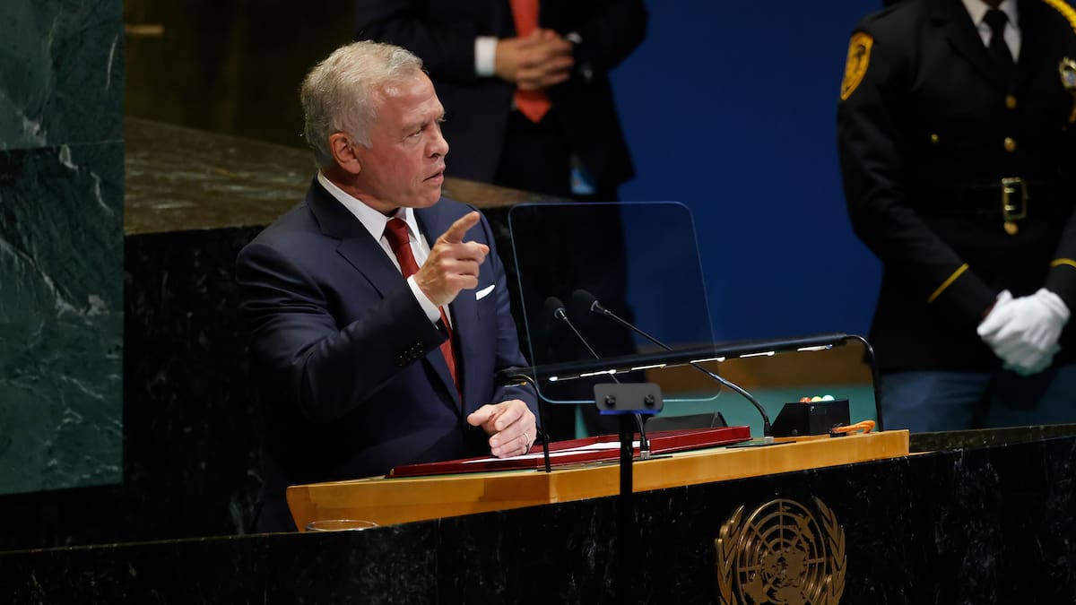 El rey jordano, Abdalá II, cuestionó a las Naciones Unidas por ignorar la ocupación israelí