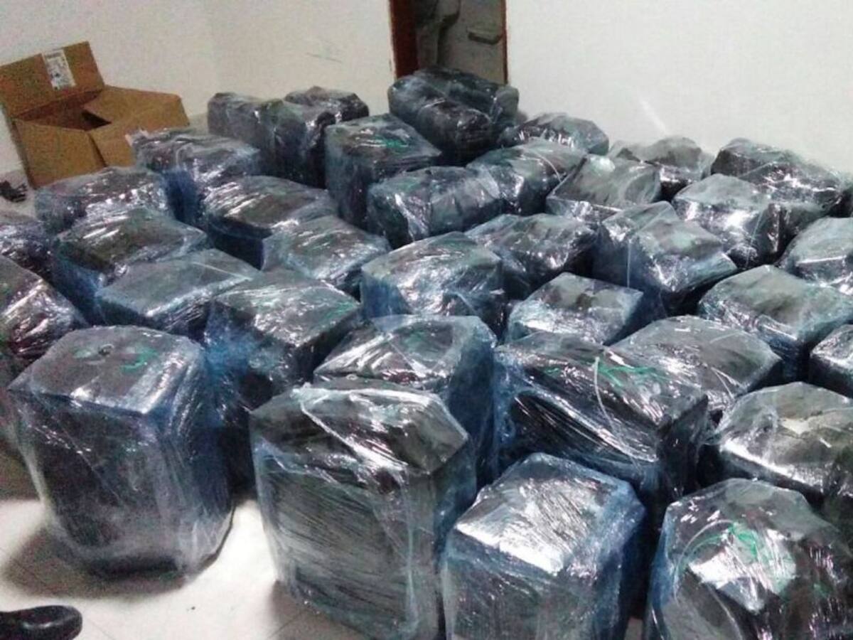 Una tonelada de cocaína fue incautada en la vía 40 de Barranquilla