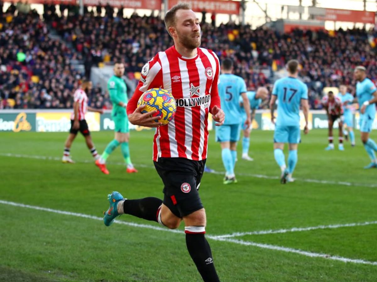 ¡Gigante! Eriksen volvió a jugar por primera vez desde su paro cardiaco