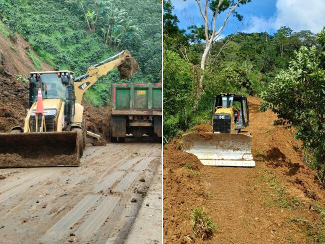 Fotos: Secretaría de Infraestructura de Caldas.