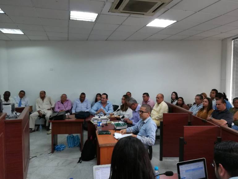 Audiencia caso Merlano,Barranquilla.