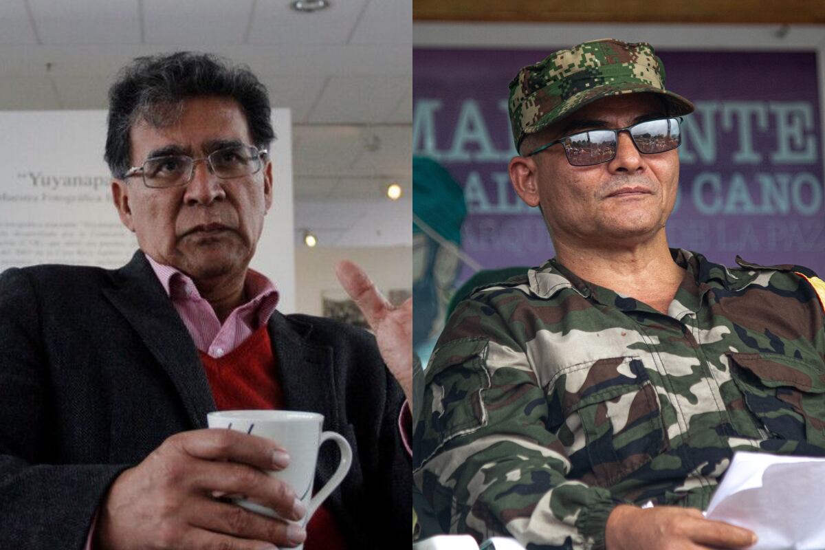 Camilo González Posso e 'Iván Mordisco'. Fotos: Suministradas.