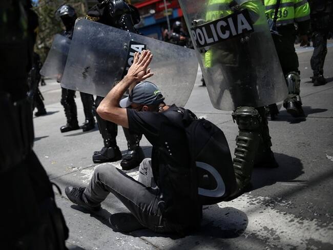 Recomendaciones de la Defensoría para evitar abuso policial. Foto: Colprensa - Sergio Acero