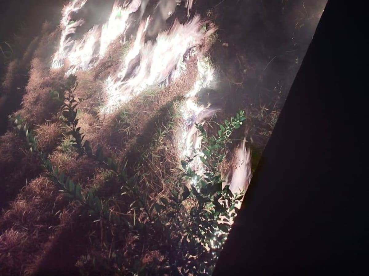 Según las autoridades, dos incendios forestales en zona rural en Neira fueron provocados