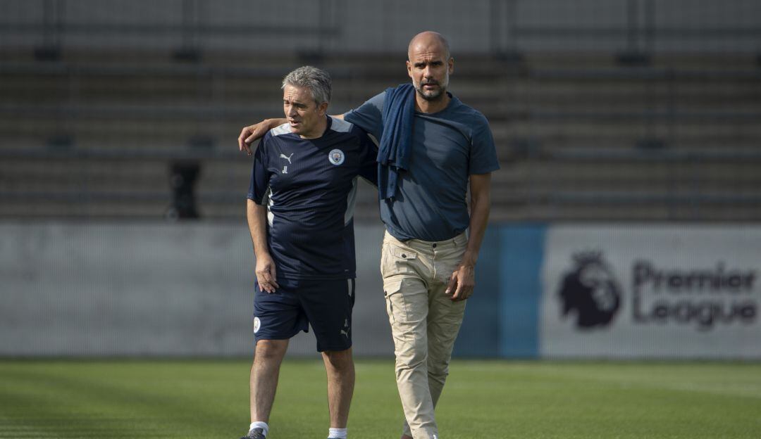 Juan Manuel Lillo y Pep Guardiola