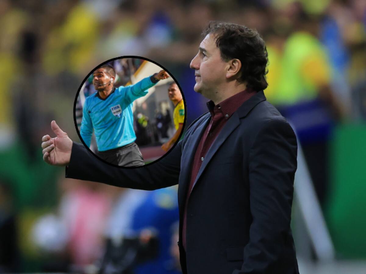 Néstor Lorenzo se queja del árbitro en la caída de Colombia con Brasil: “Cobraba faltas que no veía”