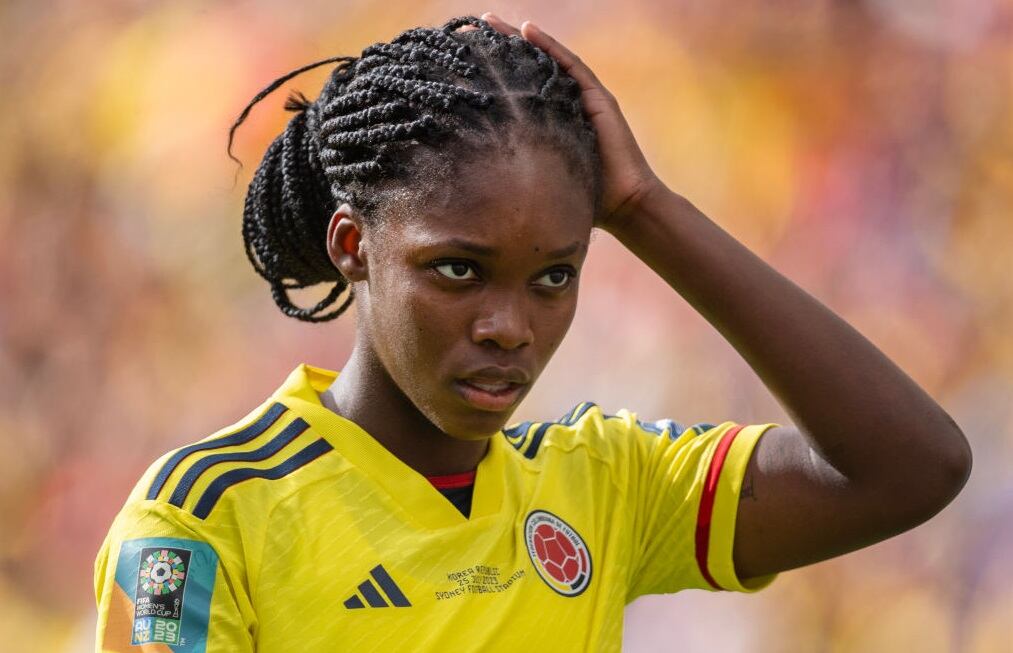 Linda Caicedo durante partido de la Selección Colombia (Photo by Joe Prior/Visionhaus via Getty Images)