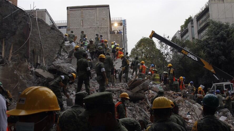 Dos ciudadanos de Popayán sobrevivieron al terremoto en México. Foto: Agencia EFE/Sáshenka Gutiérrez
