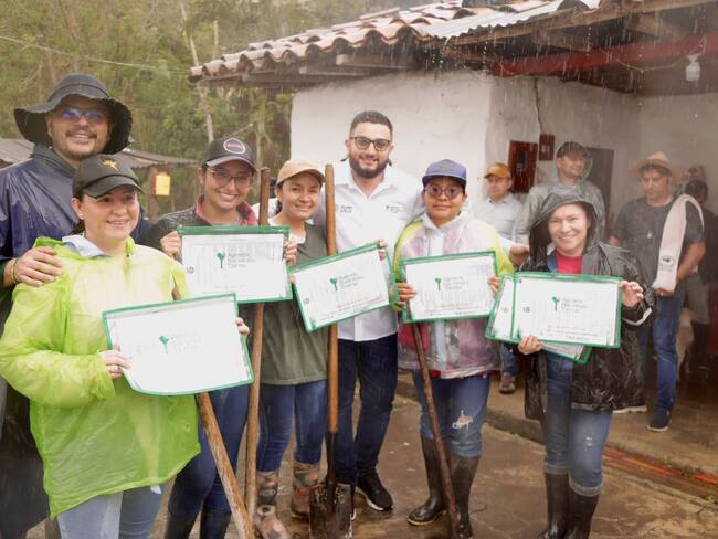Productoras de café en el Huila.